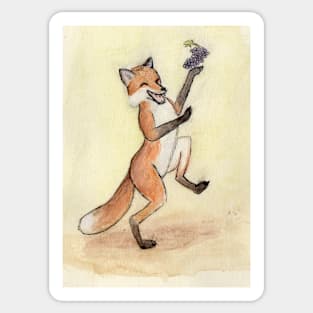 Dancing Fox Sticker